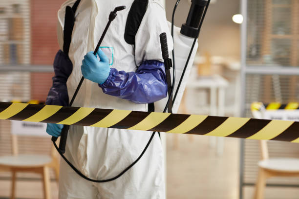 Professional Biohazard Cleanup technician working in Pigeon Forge, TN